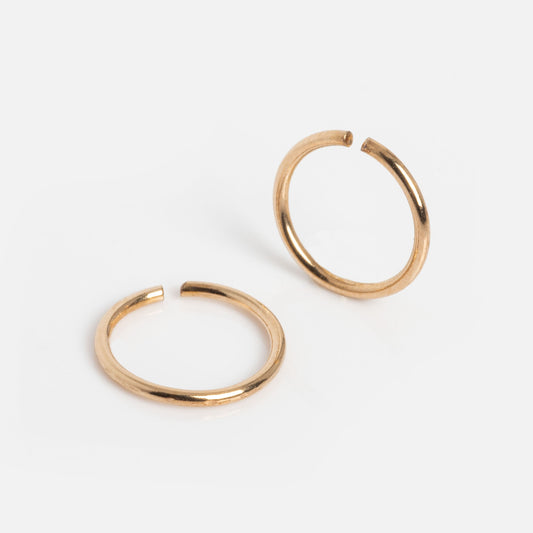 Everyday Huggies Gold 9mm Pair