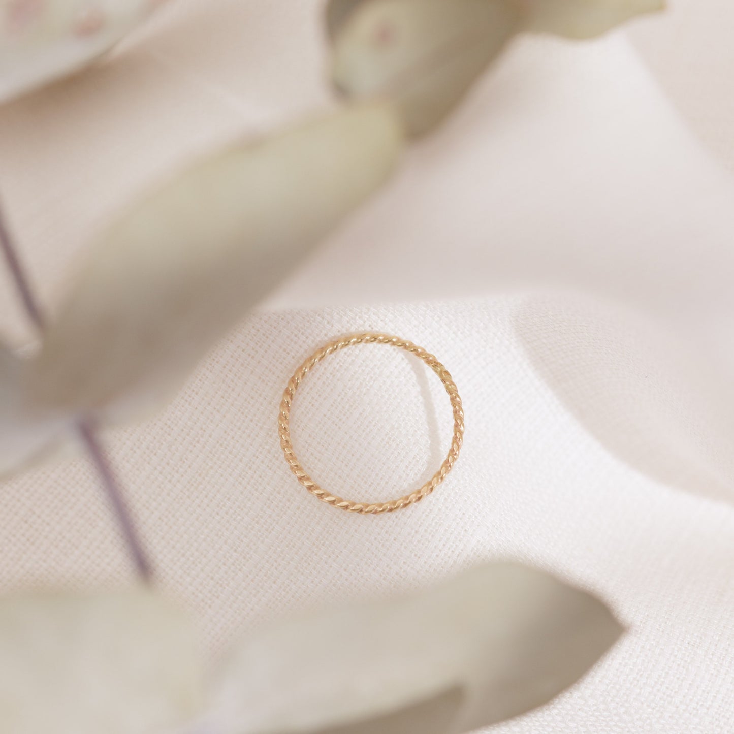 Rope Ring Gold Size 7